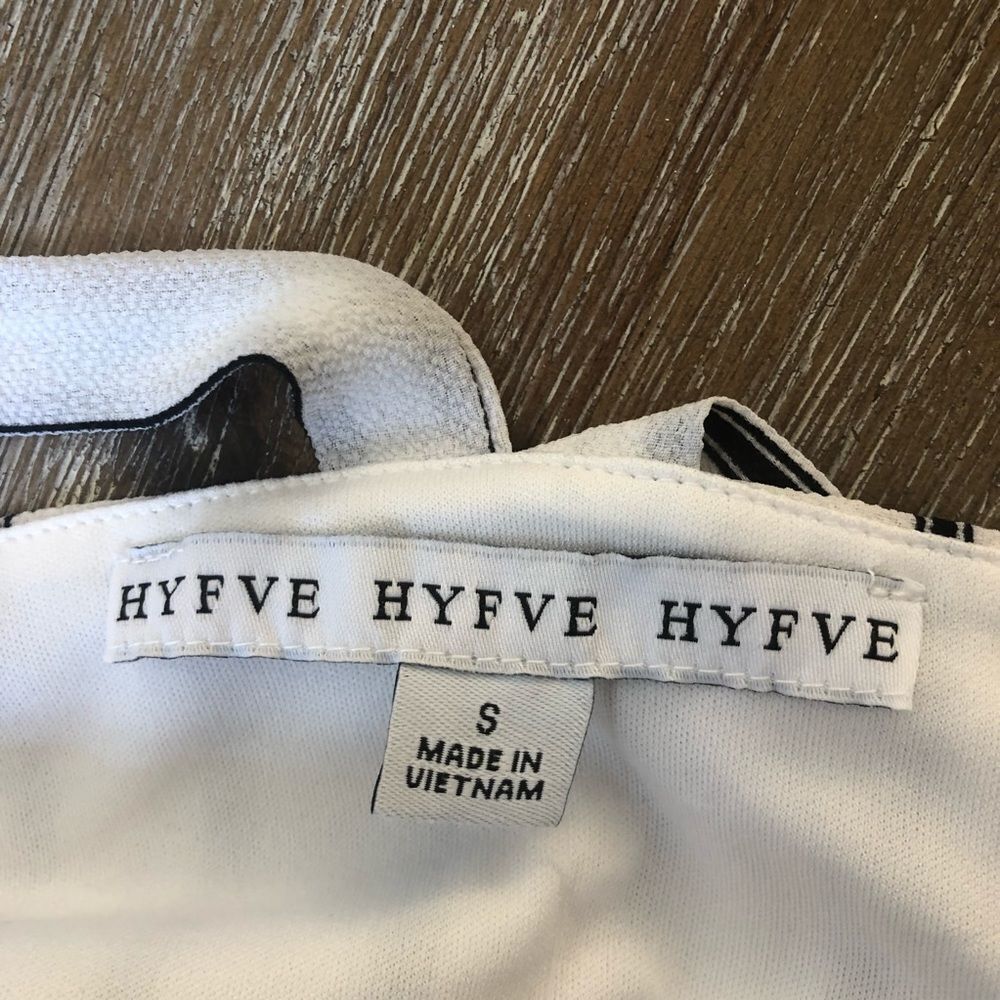 HYFVE striped flowy A line mini dress S - Picture 7 of 9